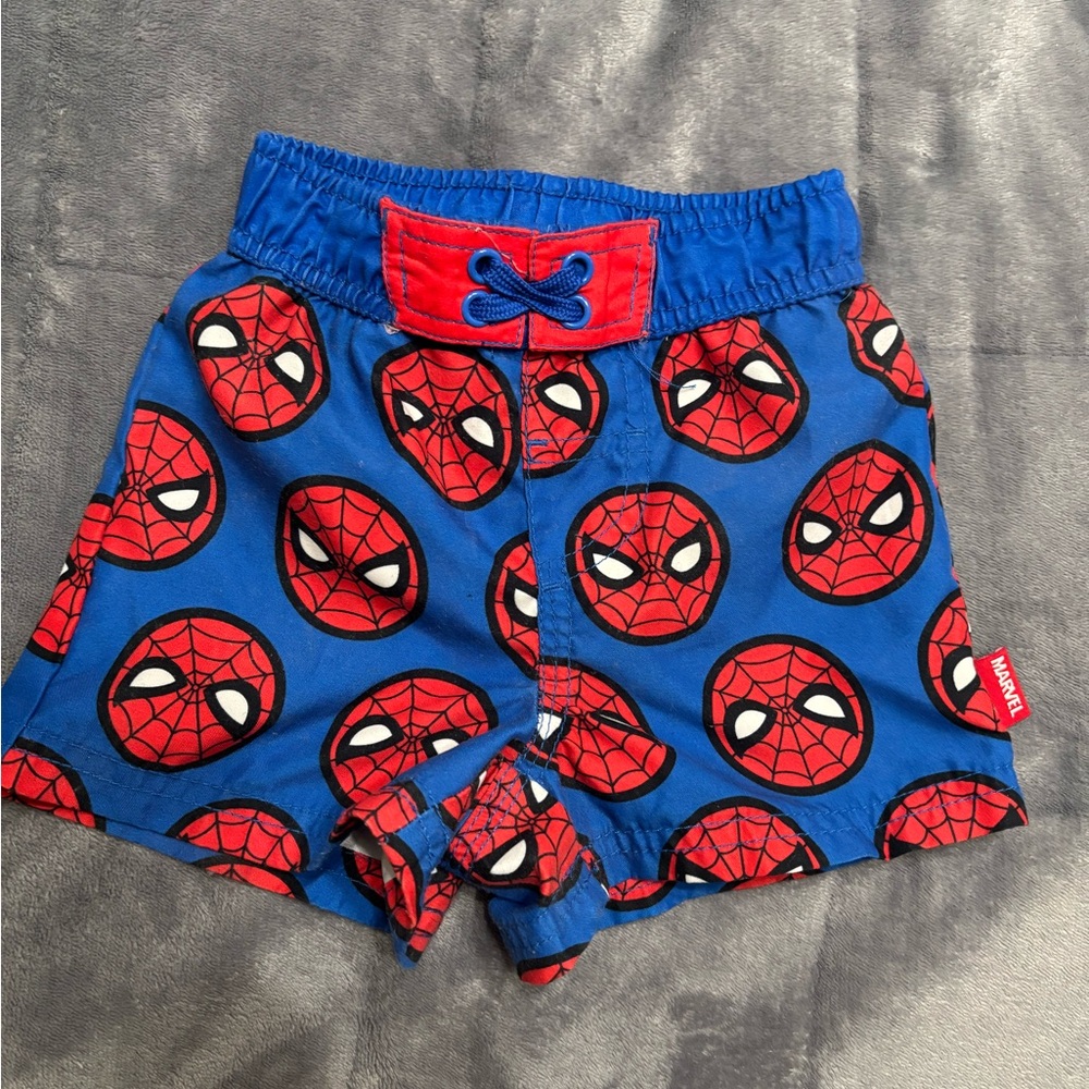 Marvel Blue Spider-Man Swim Trunks